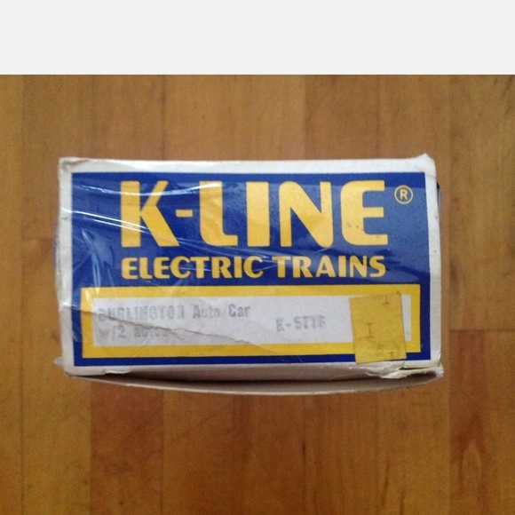 K-Line Electric Trains Burlington Auto Car K-5716 Burlington Route BLT6 87 - Picture 3 of 12